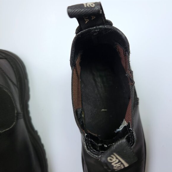 Blundstone Steel Toe Chelsea Boot Size AU 8.5 US 9.5 Oil Resistant Black Leather - Picture 8 of 14